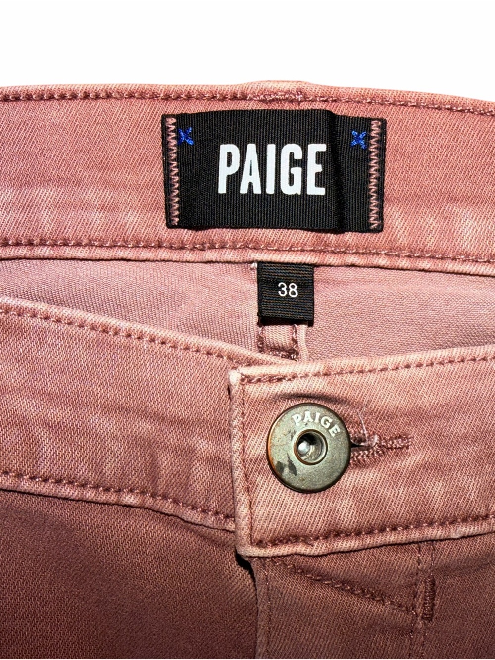 Paige Mens Lennox Jeans sz 38 Twilight Haze Straight Stretch Cotton Blend - Picture 3 of 7